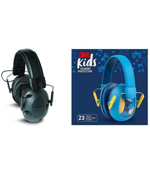  Sport Tactical 300 Hearing Protection &  Kids Hearing Protection Plus, Blue  Kids Hearing Protection Plus, Blue