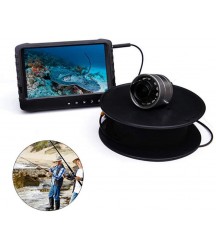 ZY Underwater Camera Anchor Fish Finder 5 Inch HD DVR Recording Display Portable Visual Fishing Device with 12Pcs Highlight LED 170 Wide Angle Lens