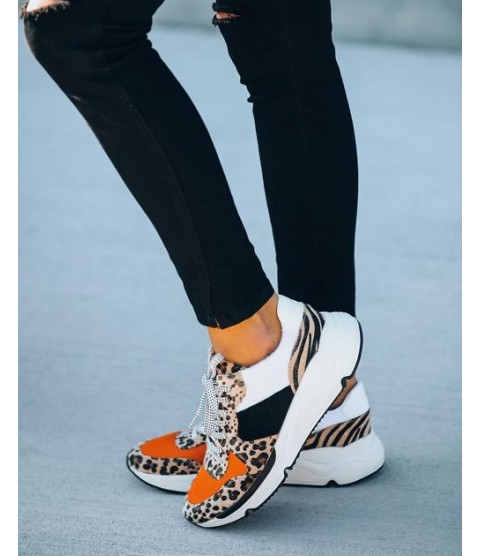 Spice Leopard Running Sole Sneaker