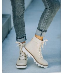 Sweeney Canvas Lace Up Boot