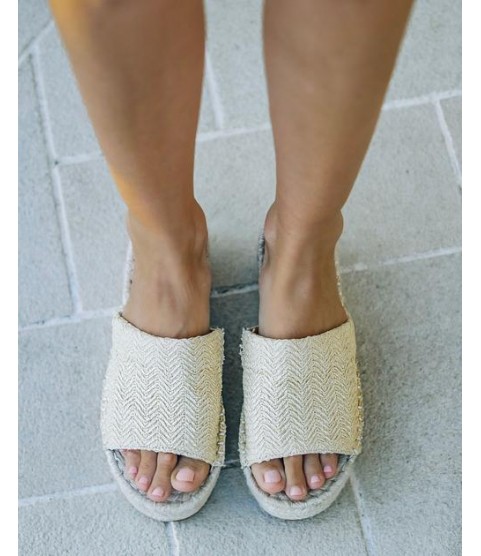 Lita Woven Platform Espadrille Sandal
